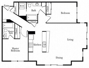 507 Two Bedroom 118A floor plan